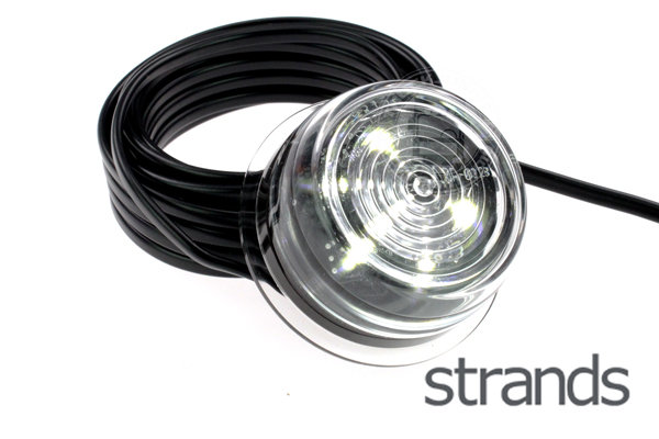 STRANDS - VIKING LED ZIJMARKERINGSLAMPEN - WIT