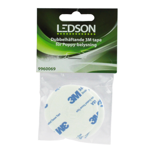 LEDSON - DUBBELZIJDIGE TAPE VOOR POPPY LED (3-PACK)