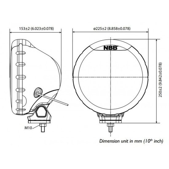 NBB 255 - LEDSON Xtreme FOCUS D2Y - VERSTRALER