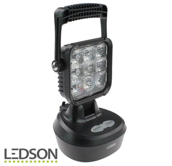 LEDSON - DRAAGBARE WERKLAMP MET FLITSERFUNCTIE 18 W (oplaadbaar)