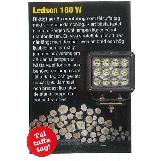 LEDSON - Proteus - HEAVY DUTY WERKLAMP 180W