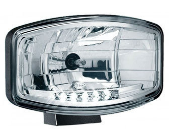 Hella verstraler met led voor in Daf super Space cab zonneklep