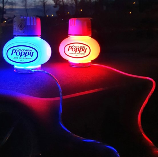 LEDSON - &quot;RUNNING&quot; POPPY LED - BLAUW - USB