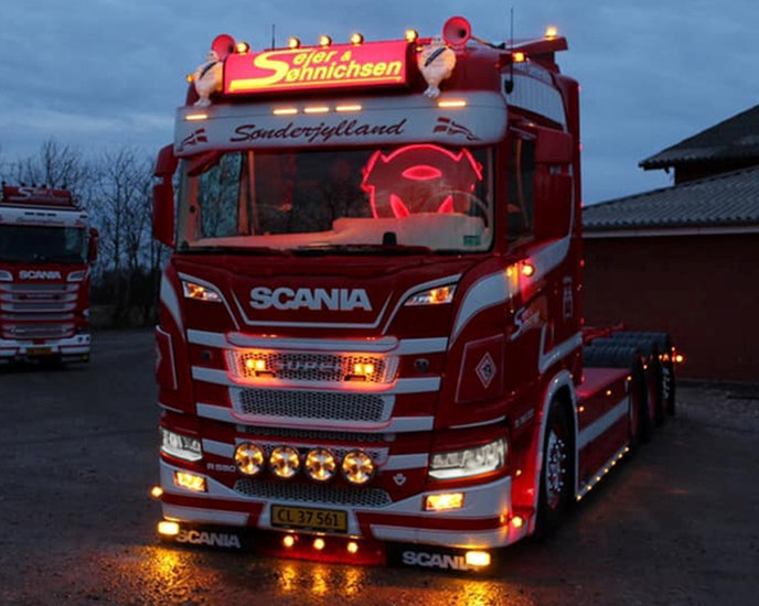 XENON WIT - EXTRA POSITIE LICHT - SCANIA LED KOPLAMP 2016+