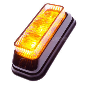 FLITSER 3 LED - GEKANTELD - ORANJE