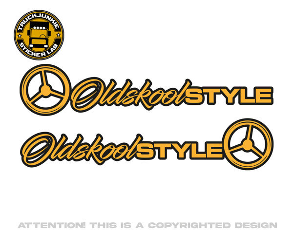 Oldskool style sticker