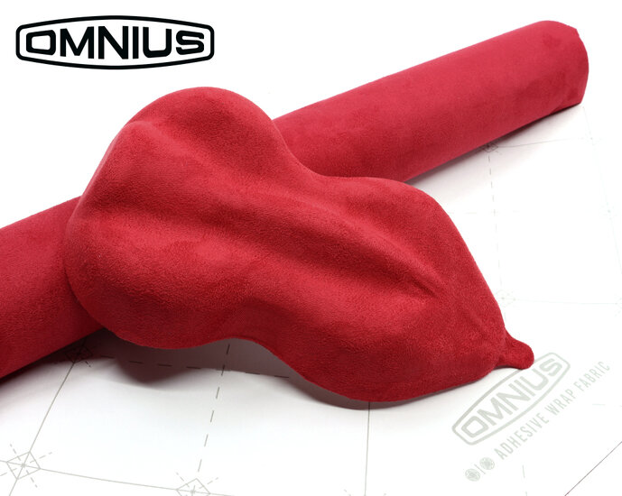 OMNIUS - ADHESIVE WRAP FABRIC - ALCANTARA - ROOD