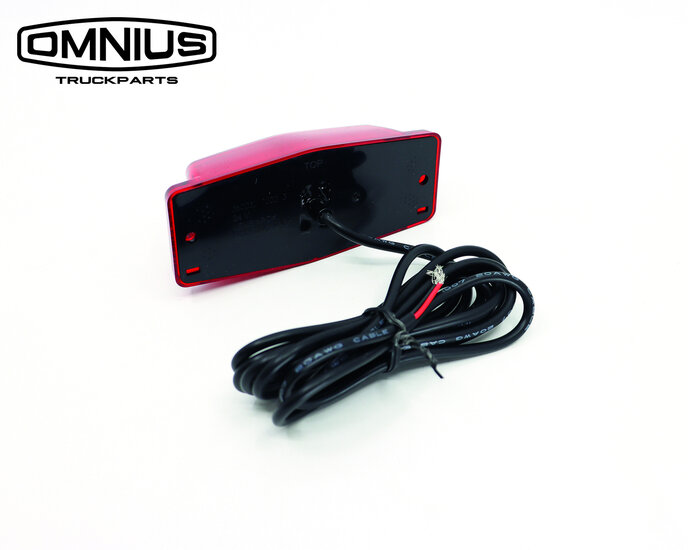 Omnius LED Dubbelbrander  Rood