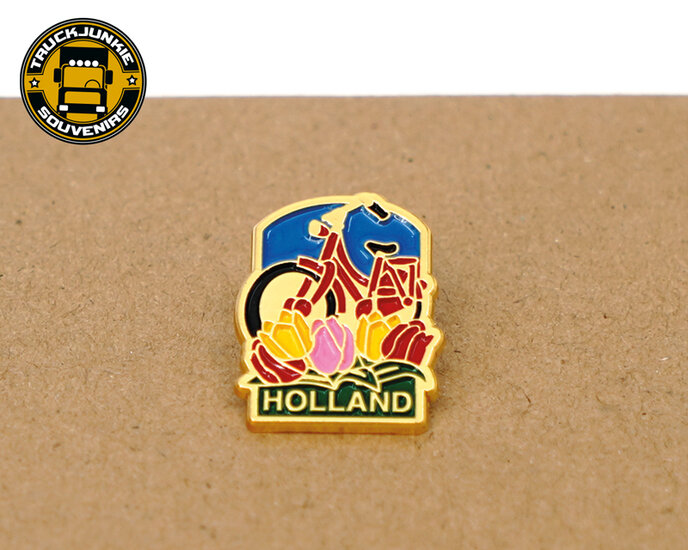 PIN - HOLLAND TULPEN FIETS - GOUD