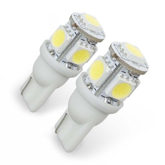 LED xenon 5xSMD W5W