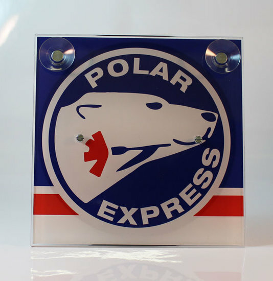 POLAR EXPRESS ROOD/BLAUW - LICHTBAKJE DELUXE - VOORPLAATSET