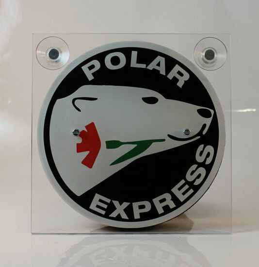 POLAR EXPRESS ZWART/WIT - LICHTBAKJE DELUXE - VOORPLAATSET