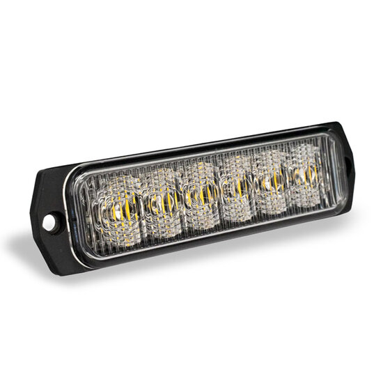 LEDSON - ORANJE FLITSER - 6 LED - ECE R65/R10, SAE J595