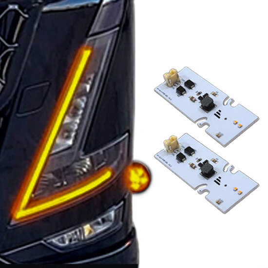 DAGRIJVERLICHTING VOLVO FH5, FM5 EN FH AERO 2021+ - AMBER