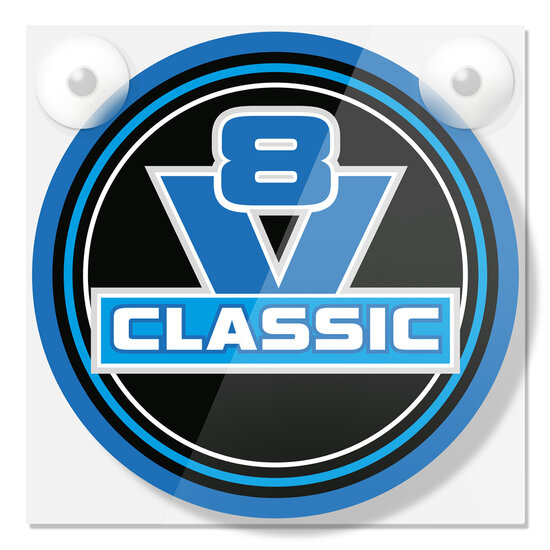 V8 CLASSIC BLAUW - LICHTBAKJE DELUXE - COMPLEET