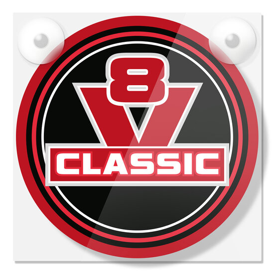 V8 CLASSIC ROOD- LICHTBAKJE DELUXE - COMPLEET