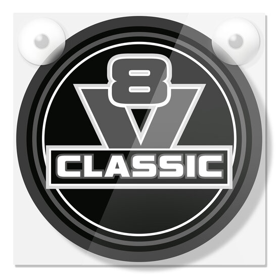 V8 CLASSIC ZWART - LICHTBAKJE DELUXE - COMPLEET