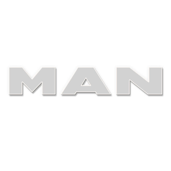 ILLUMINATED LETTERS LED - MAN ORANGE