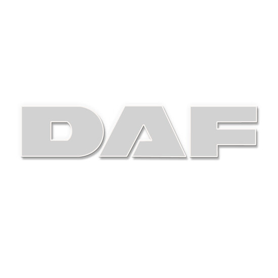 ILLUMINATED LETTERS LED - DAF NG WHITE