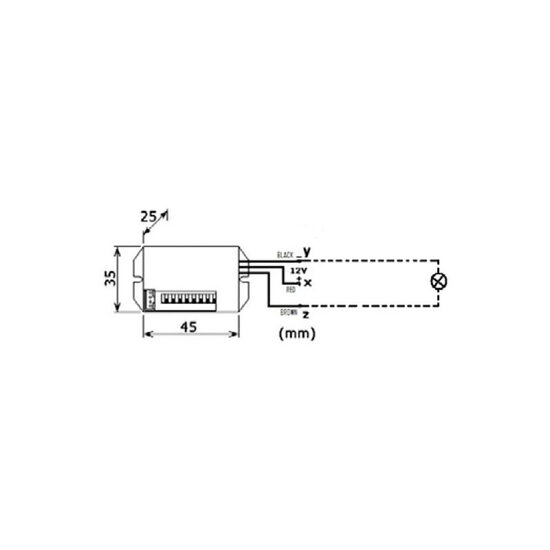 LEDSON PIR SENSOR FOR INTERIOR LIGHTING (12 / 24V) SPECIFICATIONS