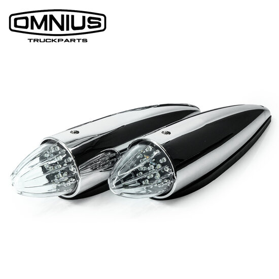 CRAZY DEAL 2X OMNIUS - TORPEDO LAMP LED - WIT