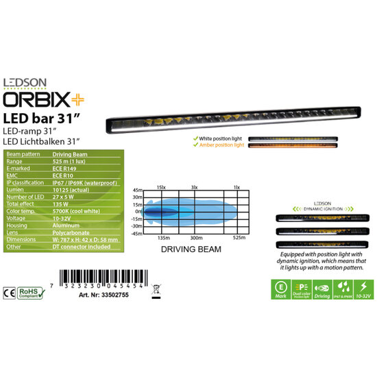 Orbix+ 31&#039;&#039; Ledbar 135W