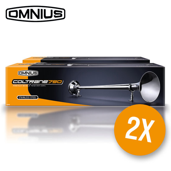 2x OMNIUS COLTRANE 750 - &Eacute;&Eacute;NTONIGE LUCHTHOORN + LUHMI ONDERHOUDSSET