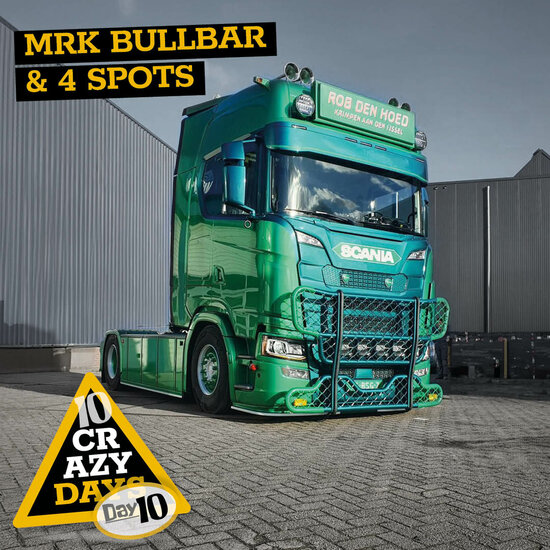 MRK BULLBAR MODEL X MET 4X LEDSON EPIX9+ POWERBOOST