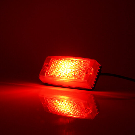 OMNIUS LED ZIJMARKERINGSLAMP - LED ROOD / LENS ROOD