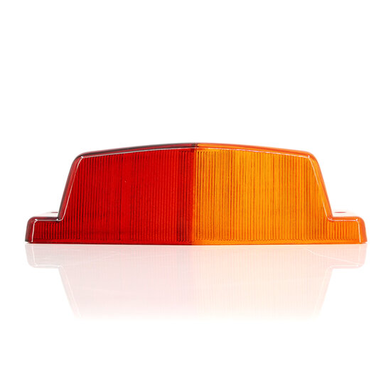 GLAS - ORANJE/ROOD - DUBBELBRANDER