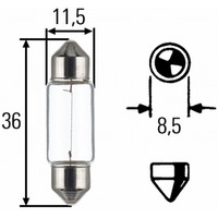 HELLA - GLOEILAMP 24V - C5W - 36mm