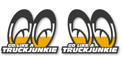 RAAMSTICKER - GO LIKE A TRUCKJUNKIE