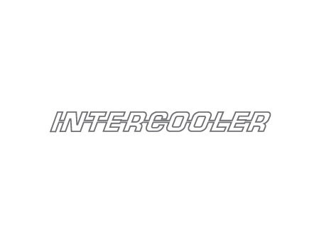 INTERCOOLER OUTLINE STICKER - ZIJRAAM