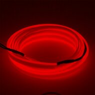 GLOWSTRIP - ROOD - 12-24V