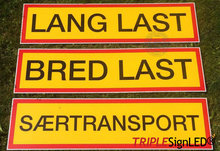 TripleSign&reg; Front plate - met tekst