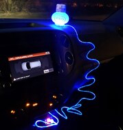 LEDSON - &quot;RUNNING&quot; POPPY LED - BLAUW - USB