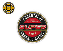 SUPER 2.0 STICKER NIEUW EMBLEEM DESIGN AUFKLEBER , SUPER CHARGED