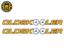 OLDSKOOLER STICKER LKW FENSTER 2 FARBEN 