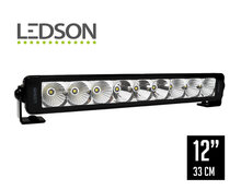 33 cm slim led bar truck  zwart