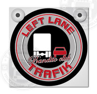 LEFT LANE TRAFFIC - BANDITO CLUB - LICHTBAKJE DELUXE - LOSSE FRONTPLAAT