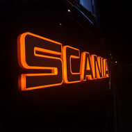 VERLICHTE LETTERS LED - SCANIA NG ORANJE - 24V