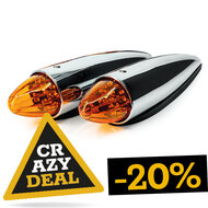 CRAZY DEAL 2X OMNIUS - TORPEDO LAMP LED - ORANJE