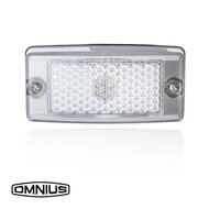 OMNIUS LED ZIJMARKERINGSLAMP - LED ORANJE / LENS HELDER