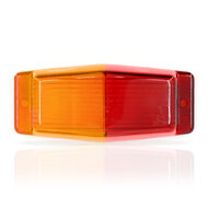 GLAS - ORANJE/ROOD - DUBBELBRANDER