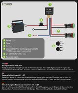 LEDSON - ACHTERLICHT BEKABELING MET 2X DT 12V