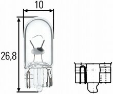 Hella gluhlampe w5w