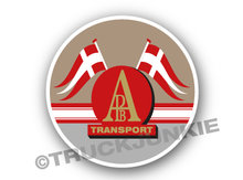 aNDERS TRANSPORT dENMARK STICKER 