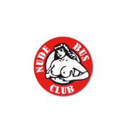 &Oslash; 5cm NUDE BUS CLUB - STICKER