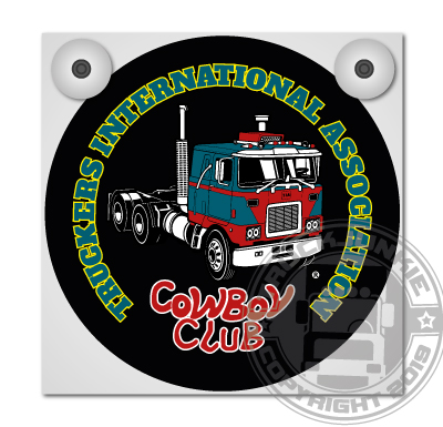 TIA 2.0 ZWART -COWBOY CLUB- LICHTBAKJE DELUXE