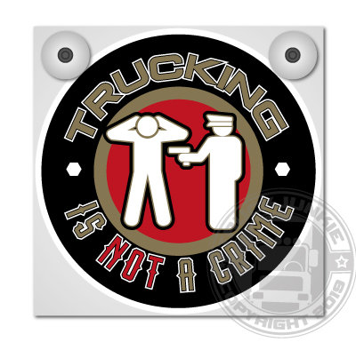 TRUCKING IS NOT A CRIME - LICHTBAKJE DELUXE - VOORPLAAT SET